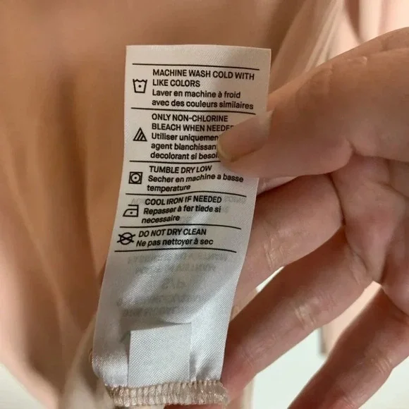 VINCE Ribbed Half-zip Pullover  In Desert Rose Size Small - Picture 9 of 14